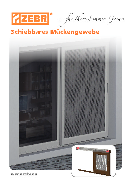 Schiebbares Mückengewebe 