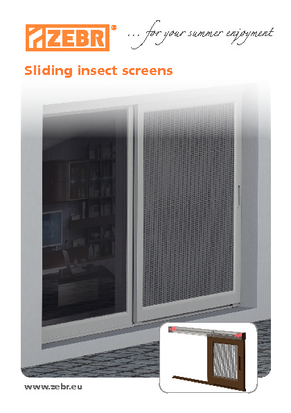 Sliding insect screen 