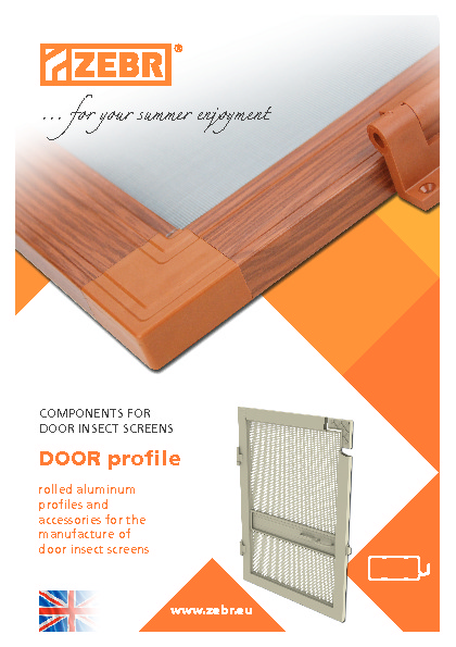 Components for door insect screens DOOR